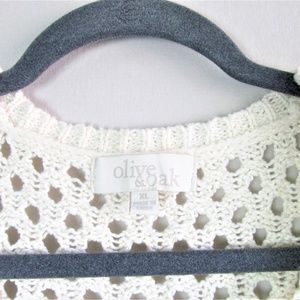 Olive & Oak Sweaters - Olive & Oak ivory mesh knit pullover sweater Olive & Oak Sweaters - Olive & Oak ivory mesh knit pullover sweater